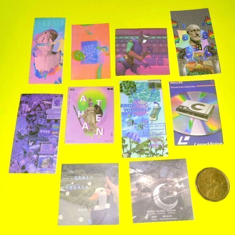 3/$20 brand new 10x waterproof funny stickers